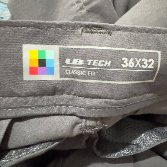 UB Tech Classic Fit 36X32 Gray Nylon Spandex Mens Pants With Zippered Pocket - Picture 3 of 15